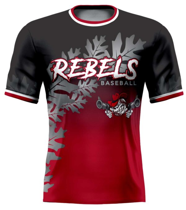 Rebels Baseball Black City Connect Jersey